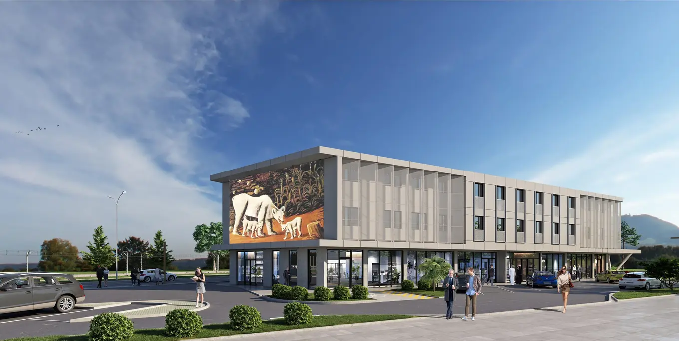 IBIS Tbilisi Airport — visualisation of the hotel